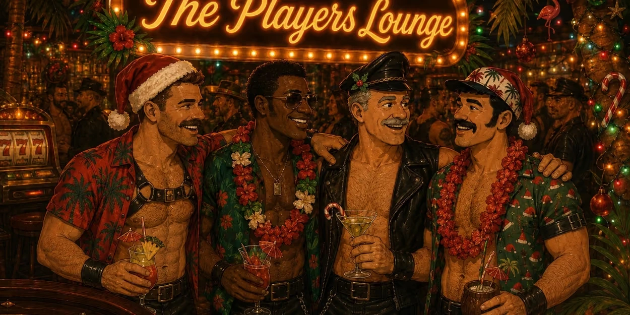 Players Lounge atmosphere — illustrated lounge scene from a past campaign
